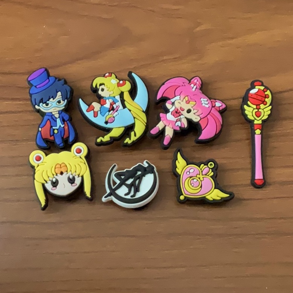 Sailor Moon Croc charms